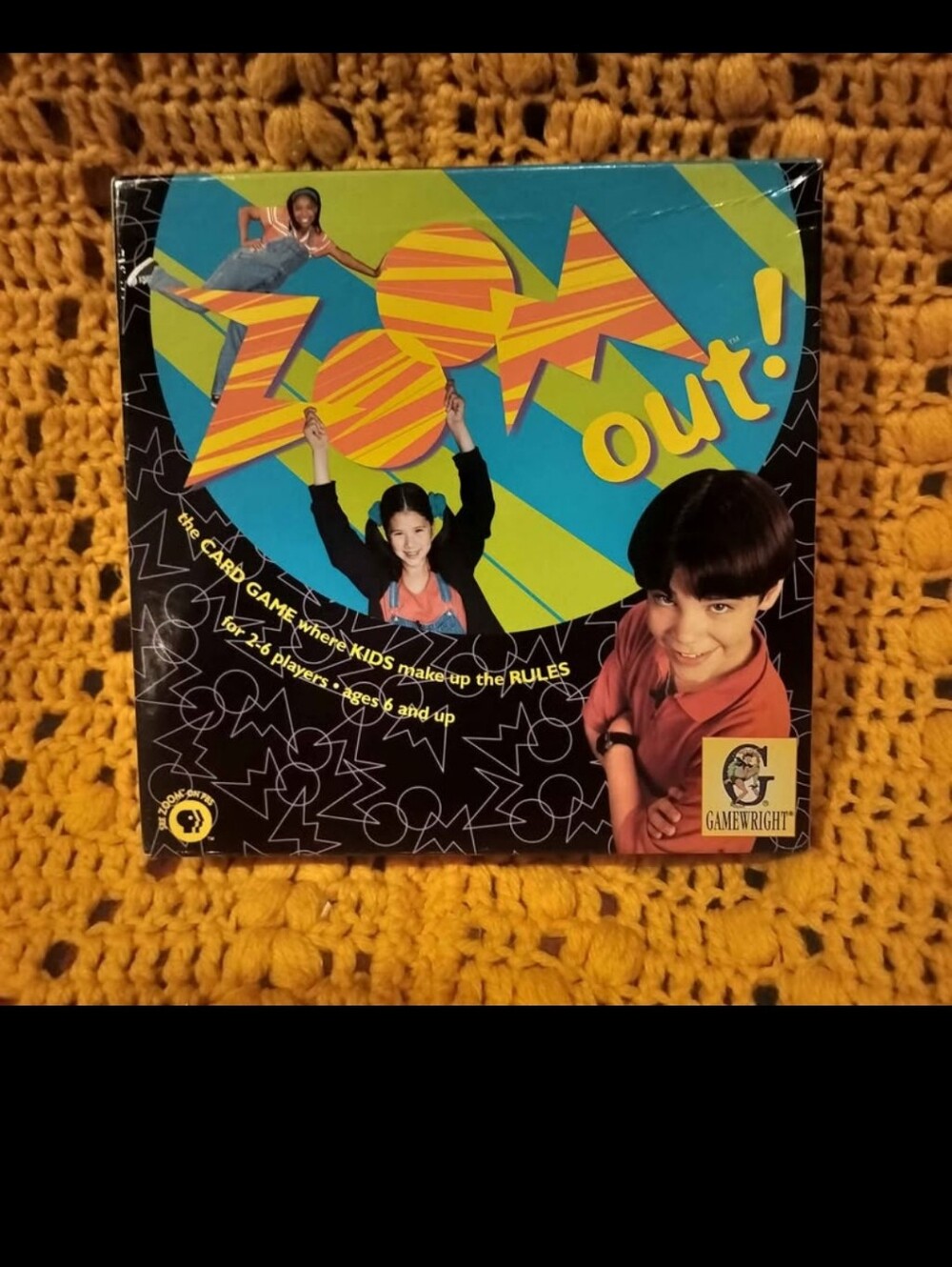 Vintage 90s PBS Zoom Out! Game Wright Card Game Kids Game